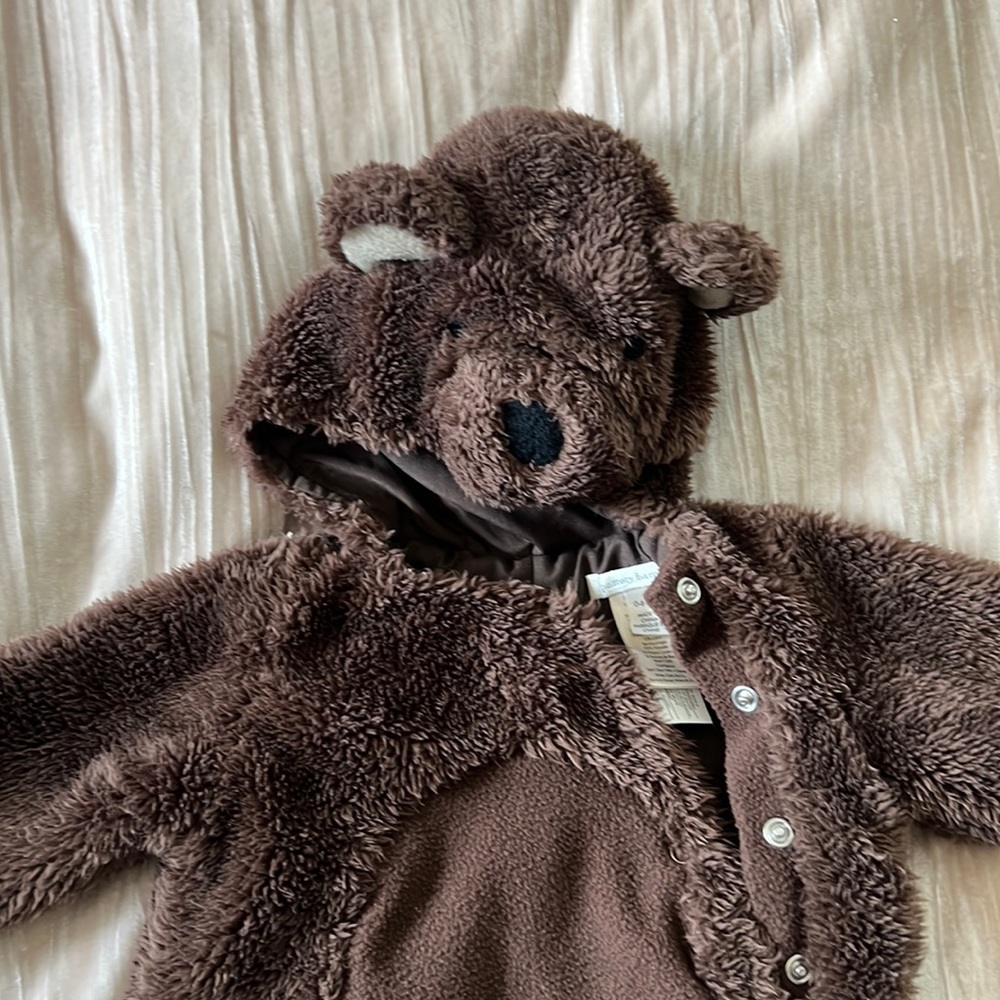 Pottery barn bear costume 0-6 months